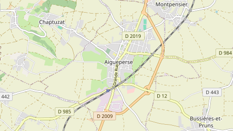 Carte de localisation de l'évènement