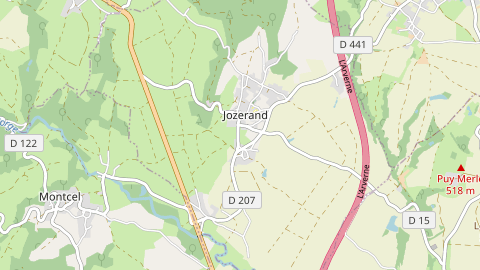 Carte de localisation de l'évènement