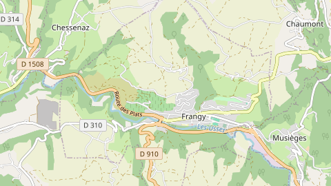 Carte de localisation de l'évènement