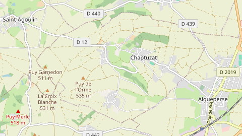 Carte de localisation de l'évènement