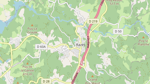 Carte de localisation de l'évènement