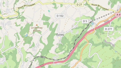 Carte de localisation de l'évènement