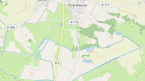 Carte de localisation de l'évènement