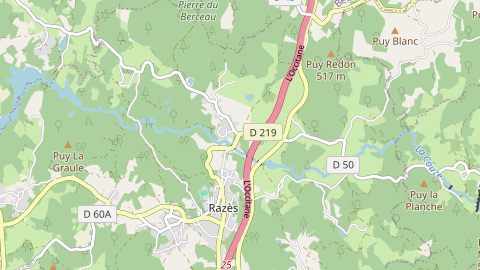 Carte de localisation de l'évènement