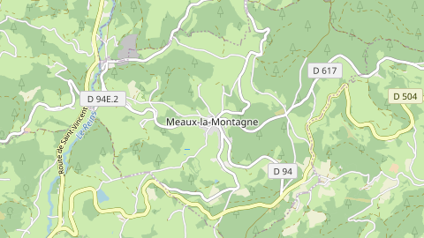 Carte de localisation de l'évènement