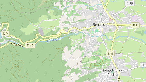 Carte de localisation de l'évènement