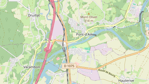 Carte de localisation de l'évènement