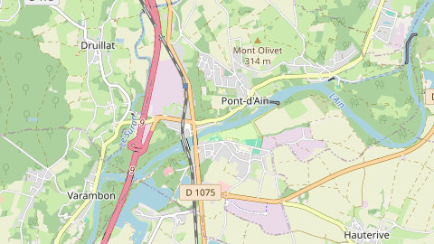 Carte de localisation de l'évènement