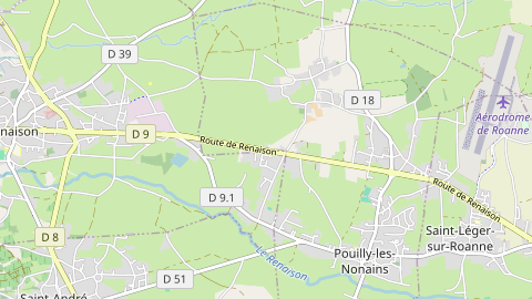 Carte de localisation de l'évènement