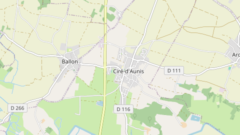 Carte de localisation de l'évènement