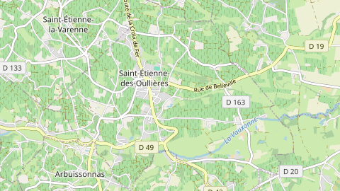 Carte de localisation de l'évènement