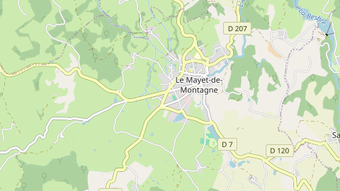 Carte de localisation de l'évènement