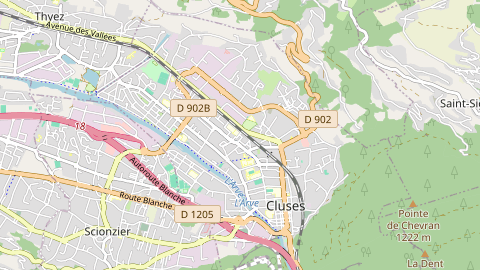 Carte de localisation de l'évènement