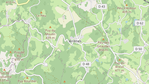 Carte de localisation de l'évènement