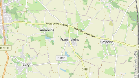 Carte de localisation de l'évènement