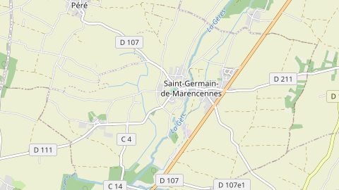 Carte de localisation de l'évènement