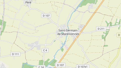 Carte de localisation de l'évènement