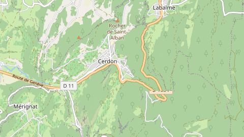 Carte de localisation de l'évènement