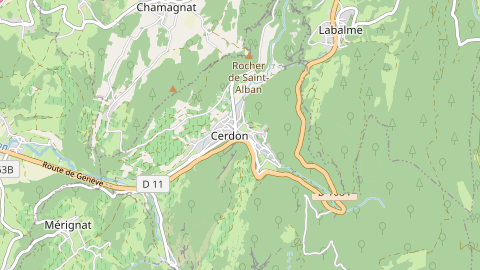 Carte de localisation de l'évènement