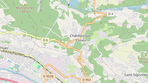 Carte de localisation de l'évènement