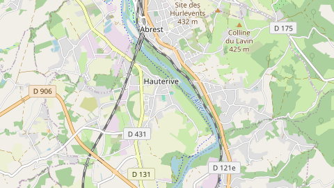 Carte de localisation de l'évènement