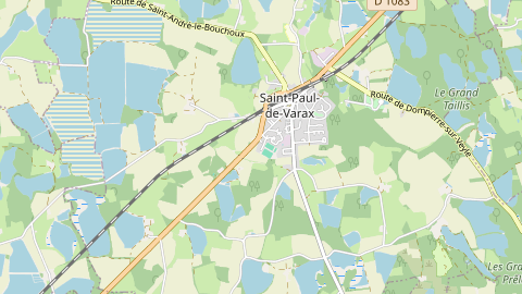 Carte de localisation de l'évènement