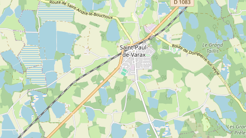 Carte de localisation de l'évènement