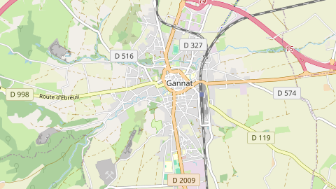 Carte de localisation de l'évènement
