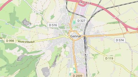 Carte de localisation de l'évènement