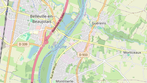 Carte de localisation de l'évènement