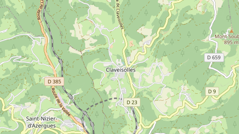 Carte de localisation de l'évènement
