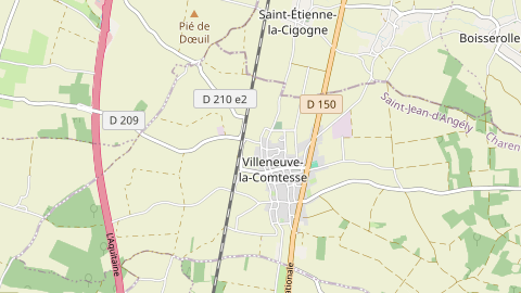 Carte de localisation de l'évènement