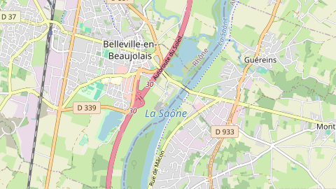 Carte de localisation de l'évènement