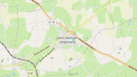 Carte de localisation de l'évènement