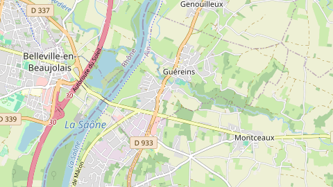 Carte de localisation de l'évènement