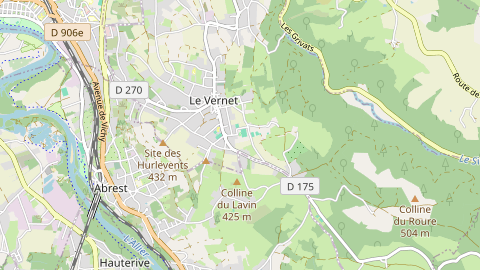 Carte de localisation de l'évènement