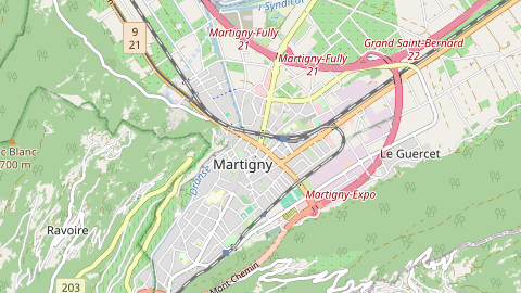 Carte de localisation de l'évènement