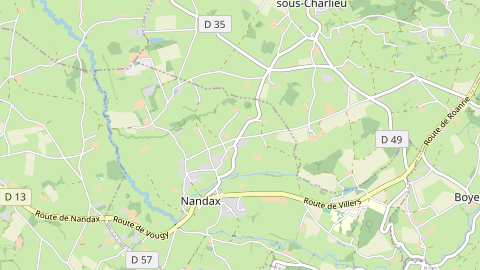 Carte de localisation de l'évènement