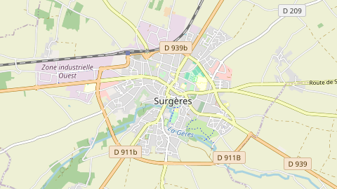 Carte de localisation de l'évènement