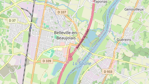 Carte de localisation de l'évènement