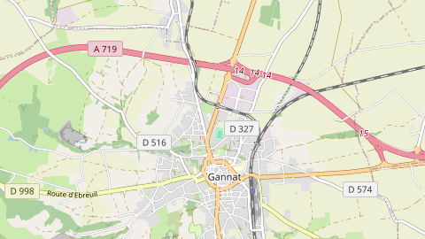 Carte de localisation de l'évènement