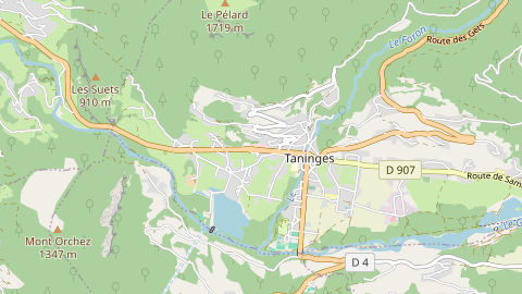 Carte de localisation de l'évènement