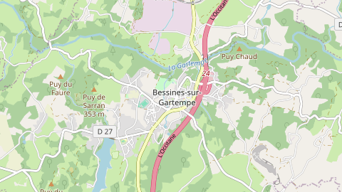 Carte de localisation de l'évènement