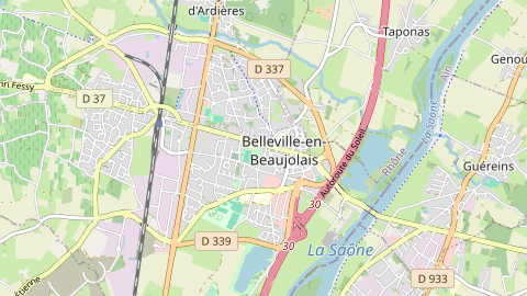 Carte de localisation de l'évènement