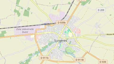 Carte de localisation de l'évènement