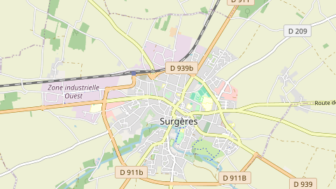 Carte de localisation de l'évènement