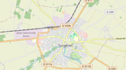 Carte de localisation de l'évènement