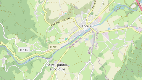 Carte de localisation de l'évènement