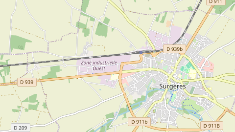 Carte de localisation de l'évènement