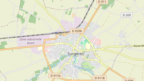 Carte de localisation de l'évènement
